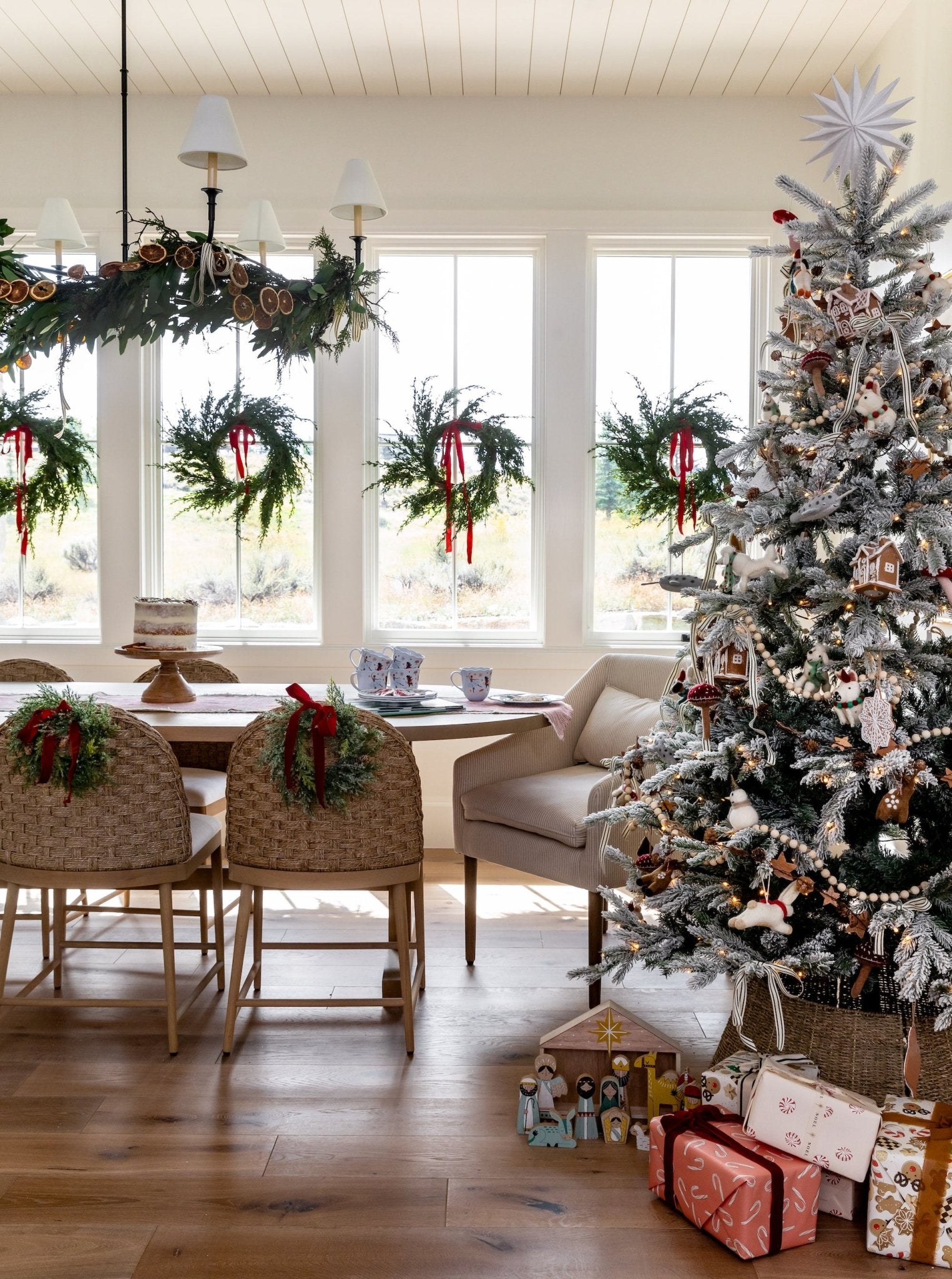 Mini couronne floquée