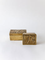 Boîtes en laiton Flora