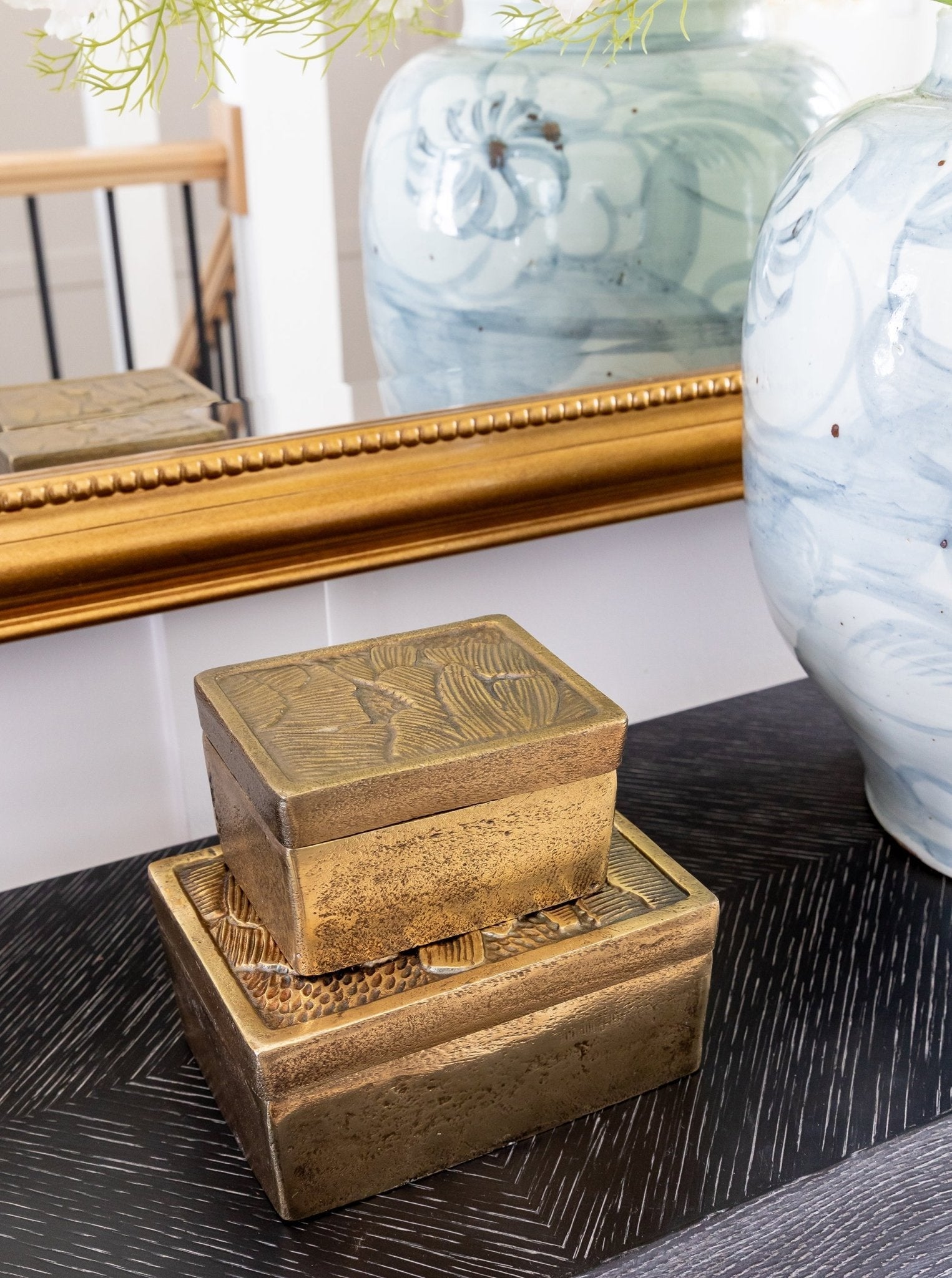 Boîtes en laiton Flora