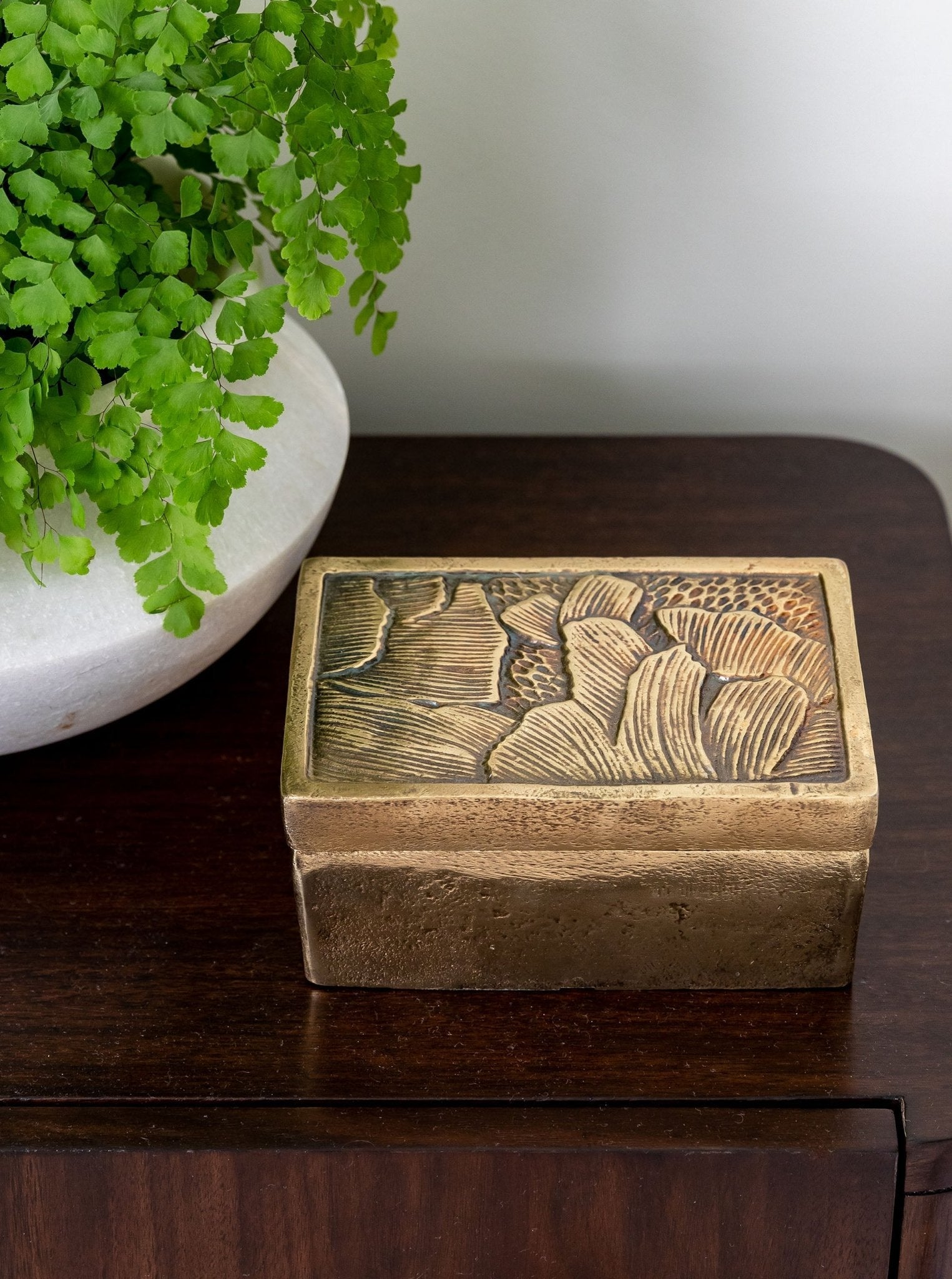 Boîtes en laiton Flora