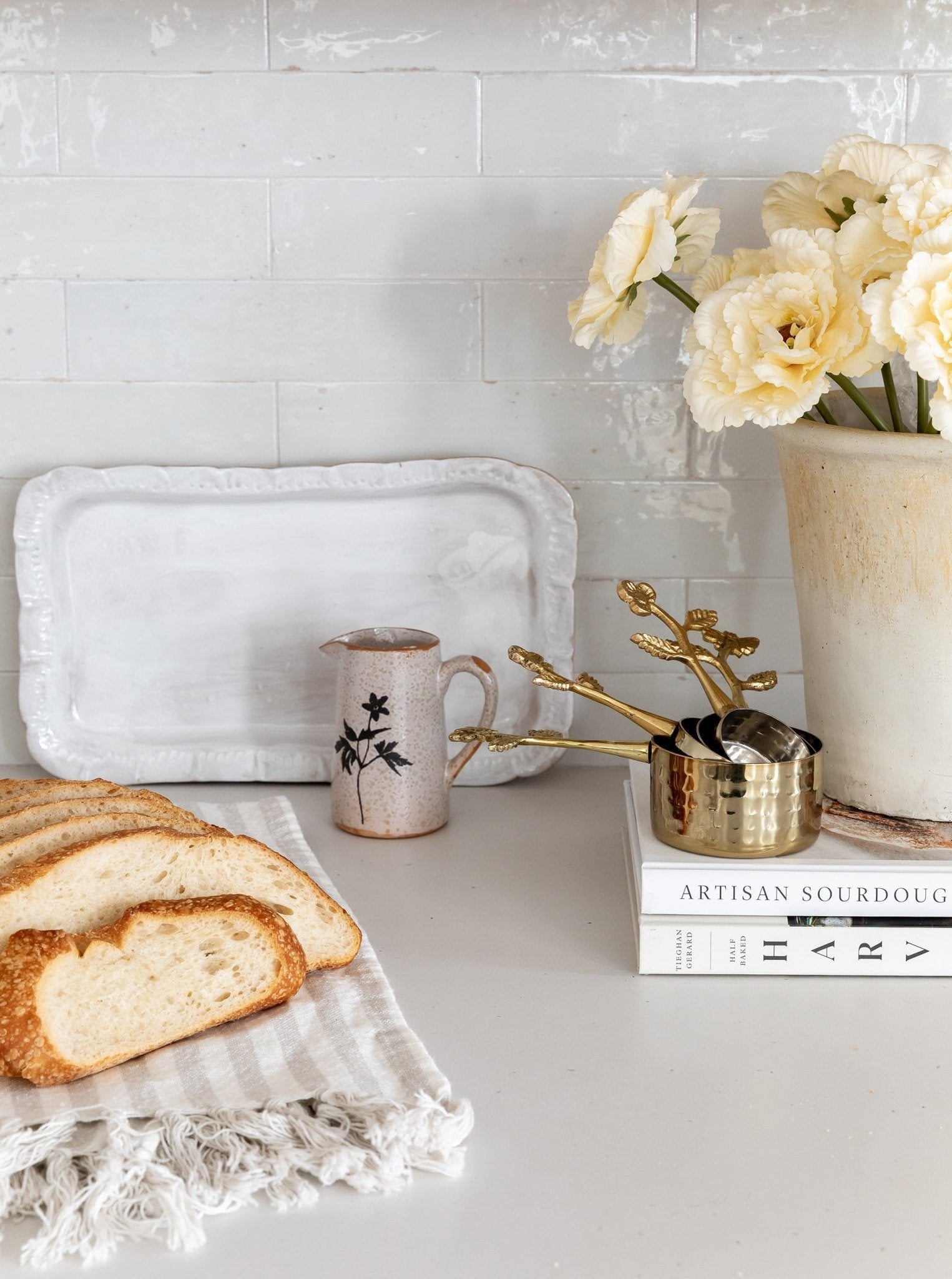 Ensemble de tasses et cuillères à mesurer Flora