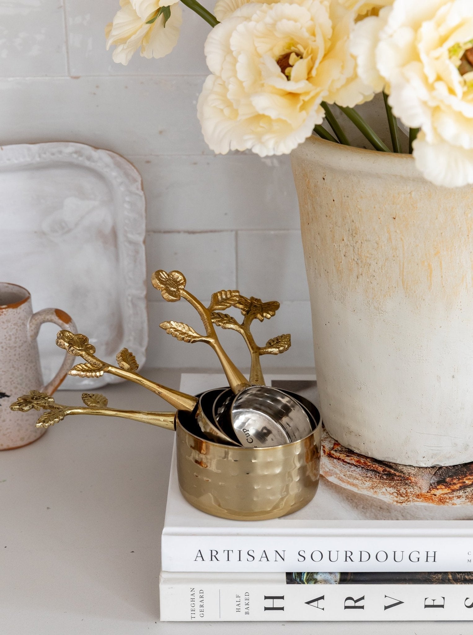 Ensemble de tasses et cuillères à mesurer Flora