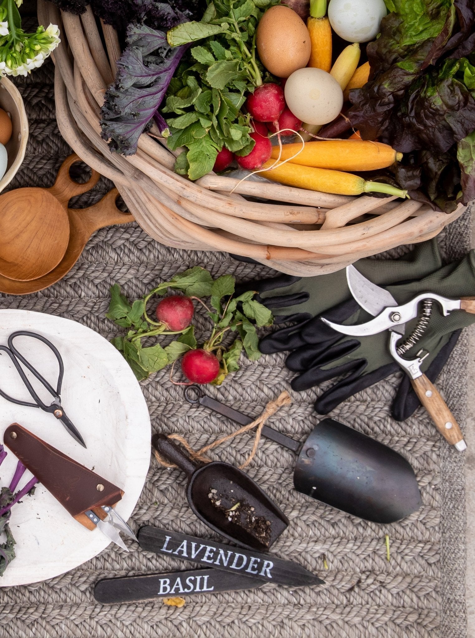 Truelle à main en fer forgé