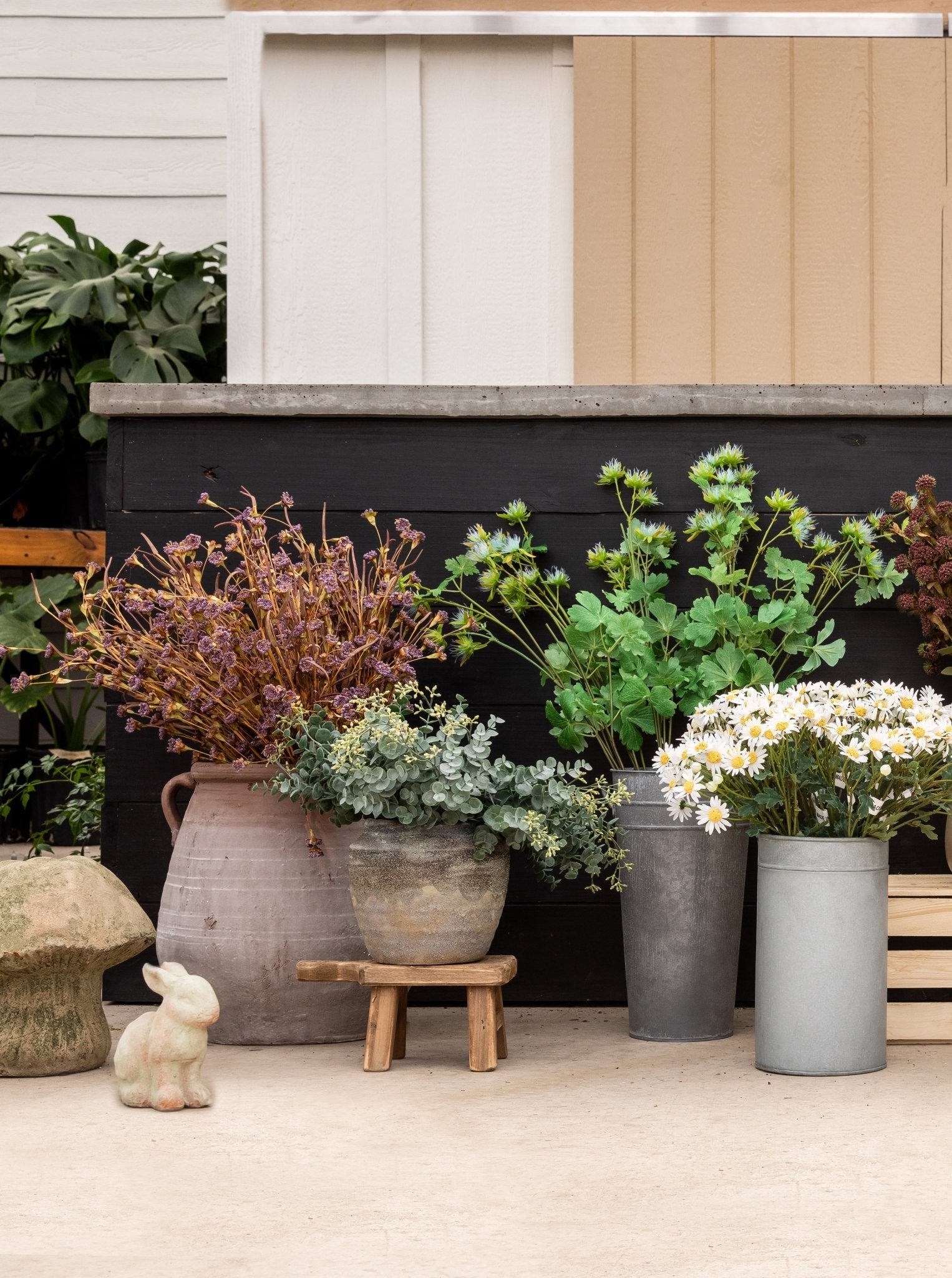 Seau de jardin français