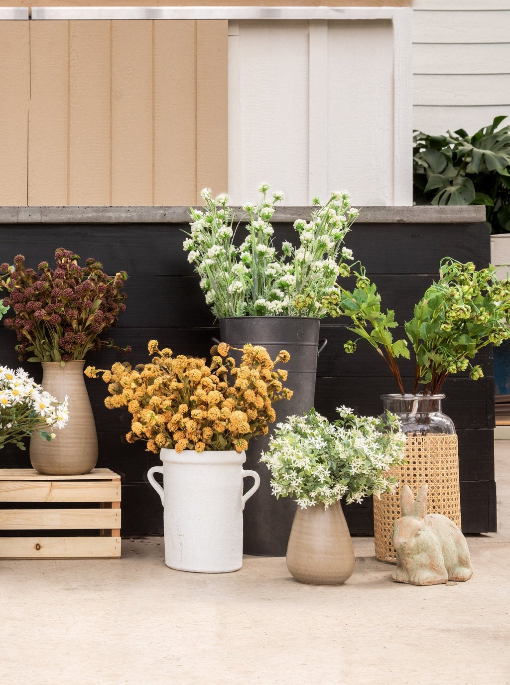 Seau de jardin français