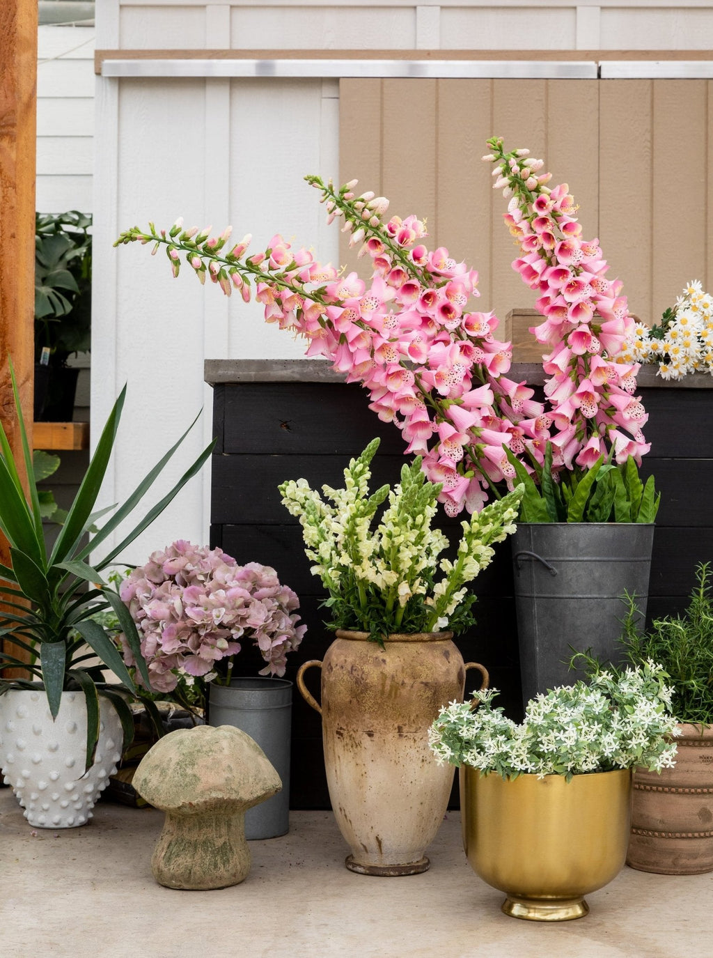 Seau de jardin français