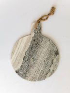 Planche à découper en marbre gris