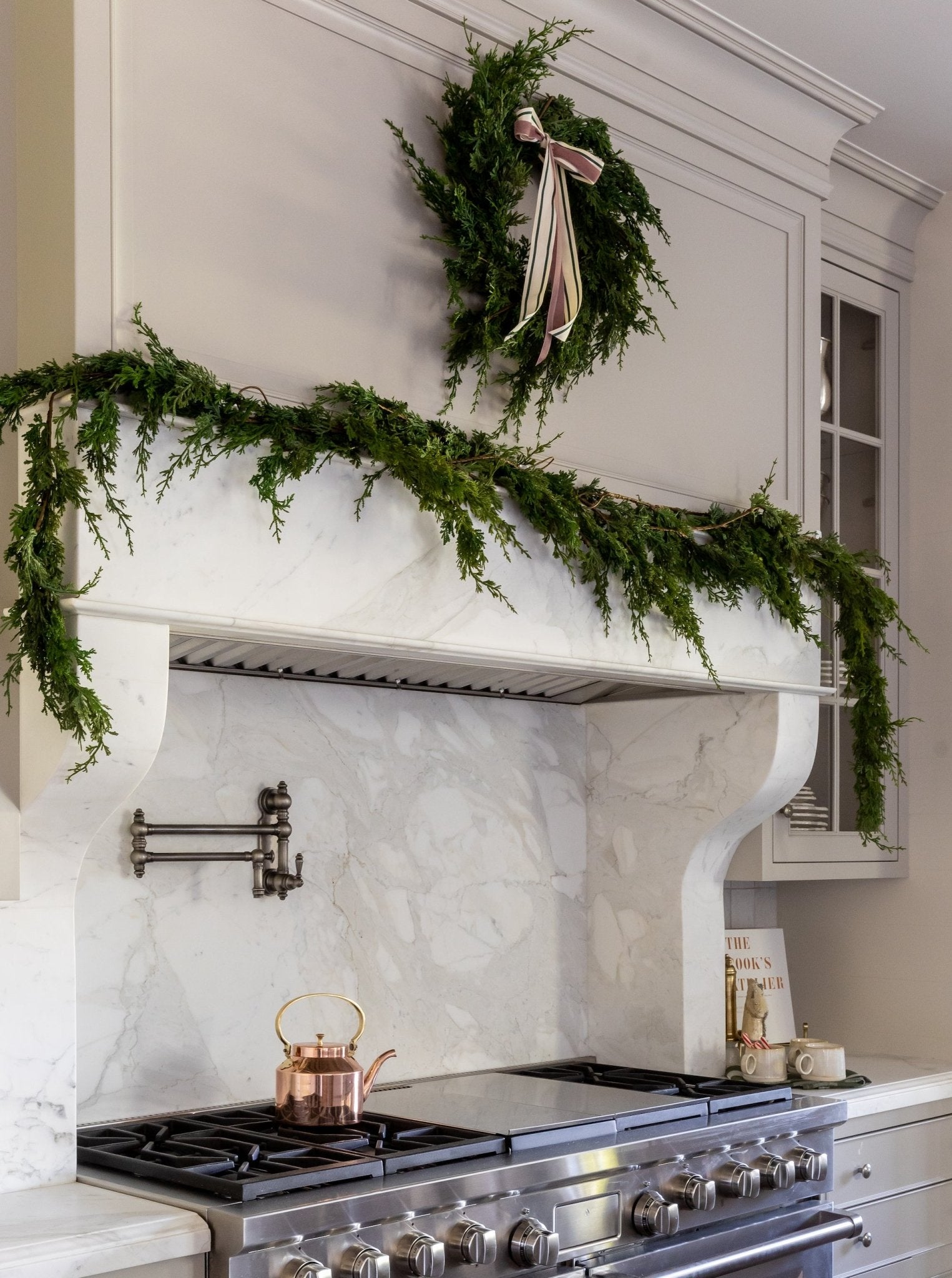 Ruban vert à double rayure