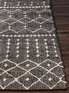 Échantillon de tapis Hana couleur anthracite