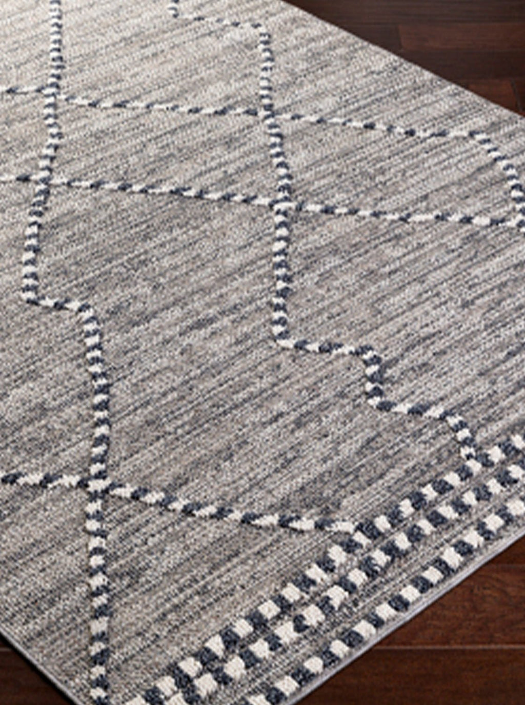 Tapis d'intérieur/extérieur Hayman noir