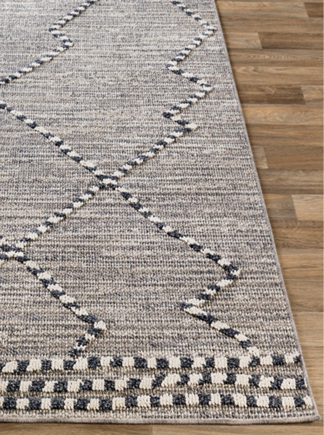 Tapis d'intérieur/extérieur Hayman noir