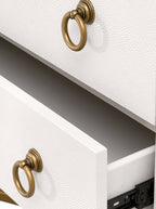 Table de chevet Isaiah à deux tiroirs