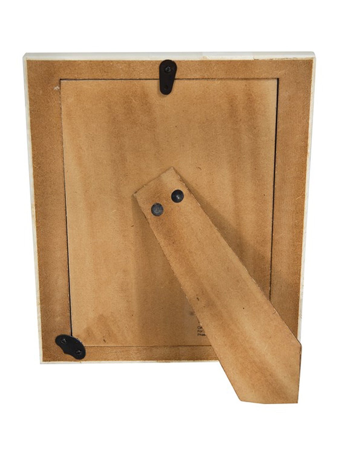 Cadre à rayures ivoire