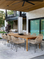 Chaise de salle à manger d'extérieur Jody