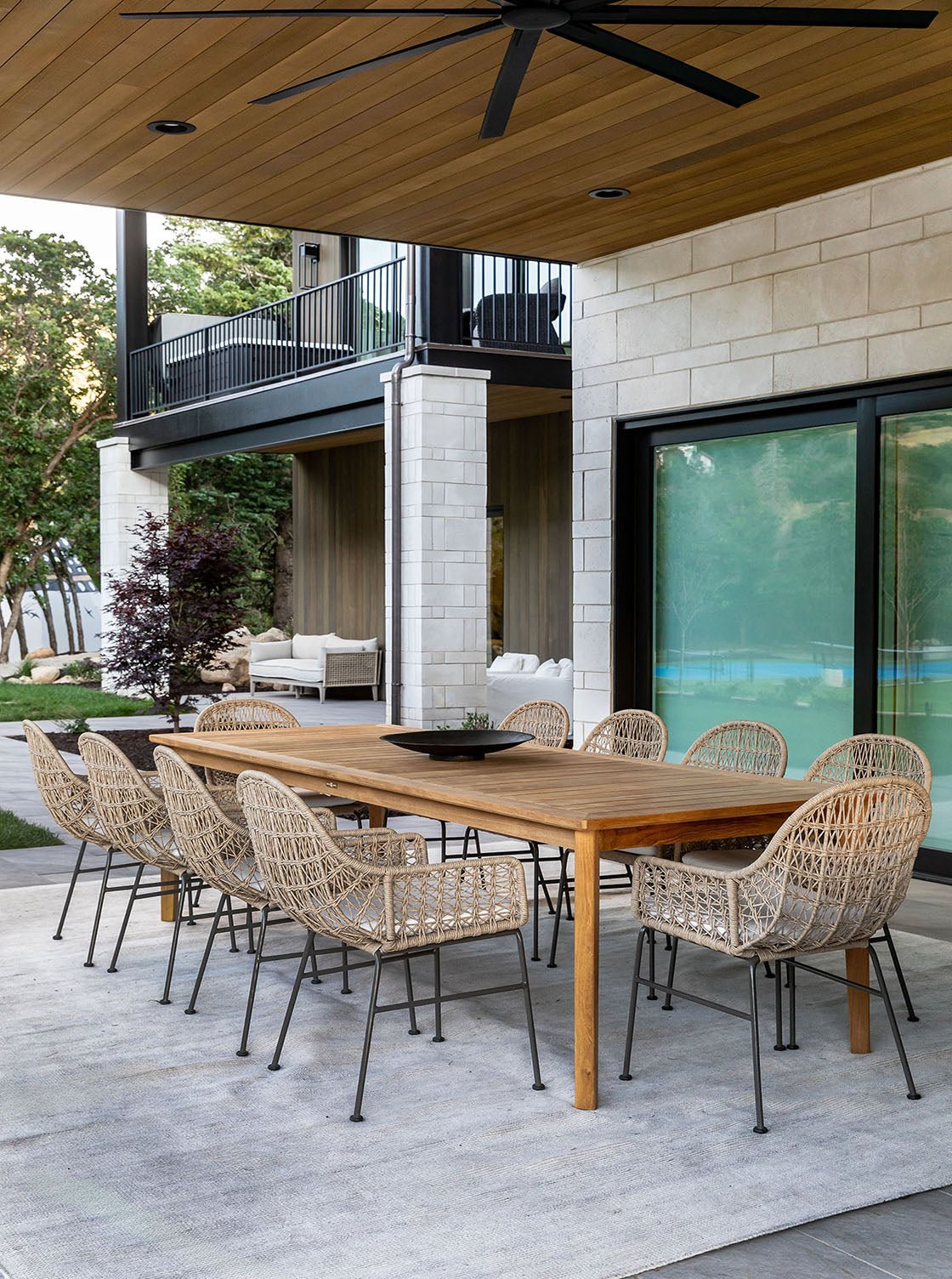 Chaise de salle à manger d'extérieur Jody