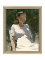 Estampe d'art « Dame au jardin 2 »