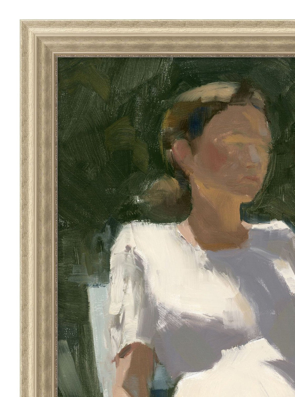 Estampe d'art « Dame au jardin 2 »