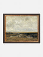 Reproduction d'art giclée Lagoon sur papier Moab Rag 100 % coton avec finition texturée vintage