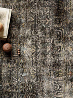 Échantillon de tapis Las Palmas noué à la main en Inde, en laine, coton et viscose, pour le choix de la taille et de la couleur