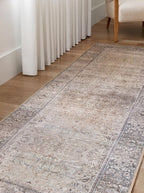 Échantillon de tapis Laurent, tissé à la machine, 100 % polyester, Égypte