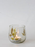Bougies votives en forme de feuille