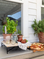 Bougies votives en forme de feuille