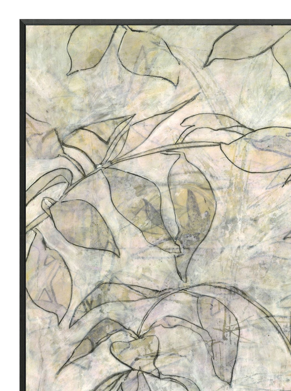 LeafAura Feuilles - Décoration murale botanique - Vert-brun