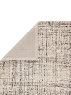 Échantillon de tapis gris Leeds en laine tissée à la main, issu de la collection de tapis Leeds pour la décoration intérieure