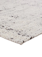 Échantillon de tapis en laine tissée à la main Leeds Ivory, fibre de laine naturelle, teinte neutre pour la décoration intérieure