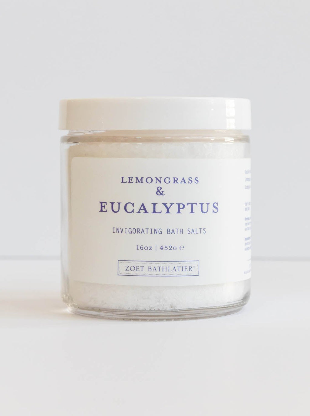 Sel de bain de la mer Morte à la citronnelle et à l'eucalyptus