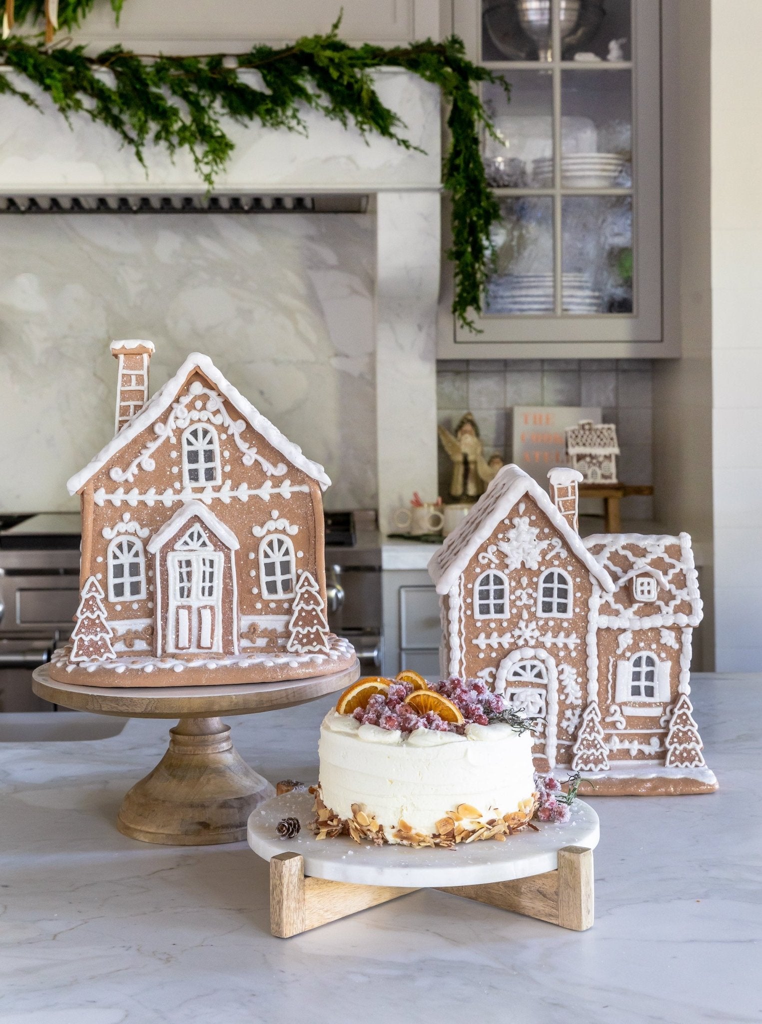 Maison en pain d'épice illuminée n° 3