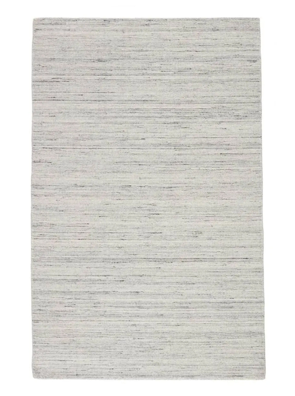 Échantillon de tapis d'intérieur/extérieur Lucerne à motif ivoire chiné et gris anthracite