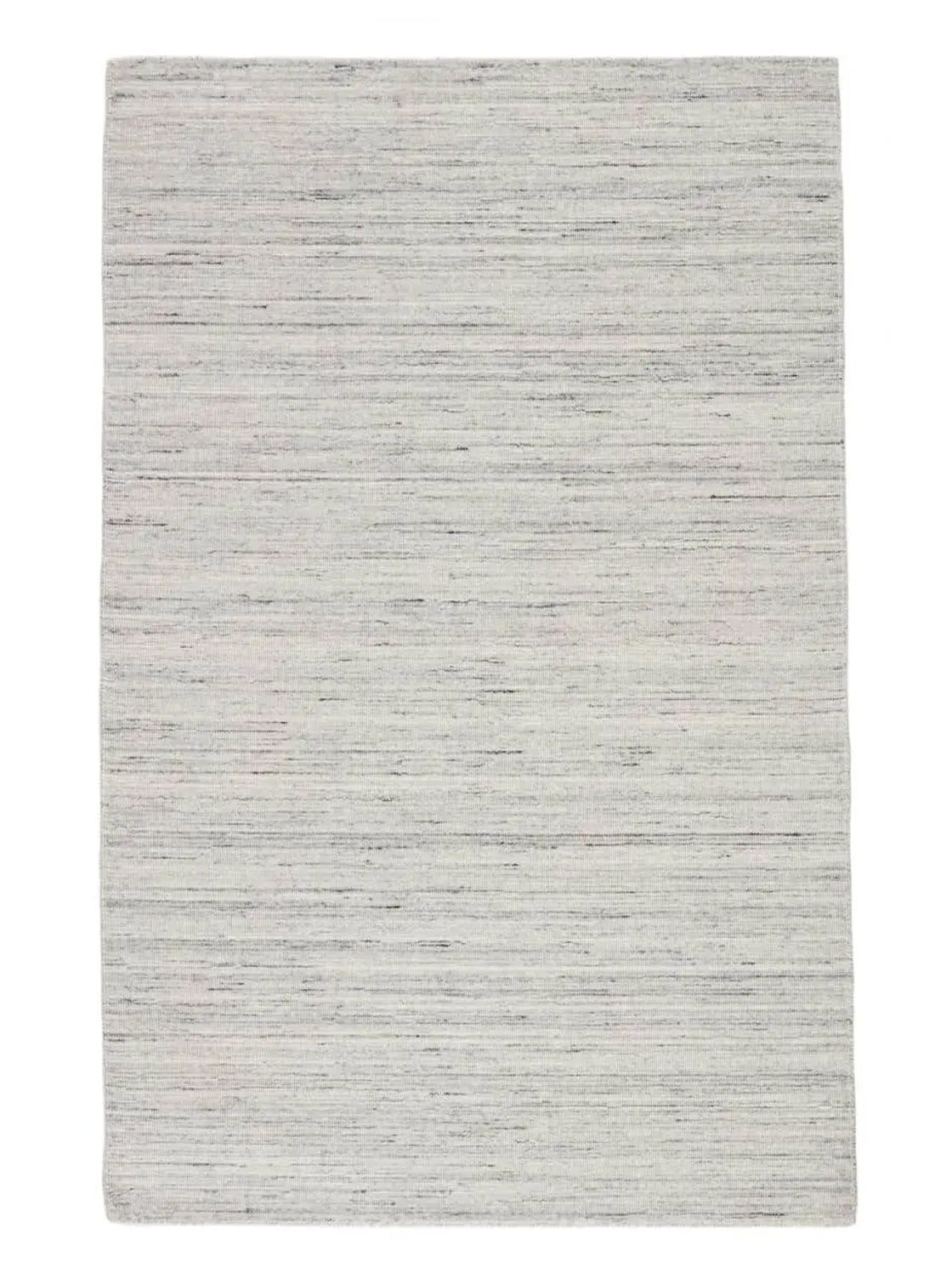 Échantillon de tapis d'intérieur/extérieur Lucerne à motif ivoire chiné et gris anthracite