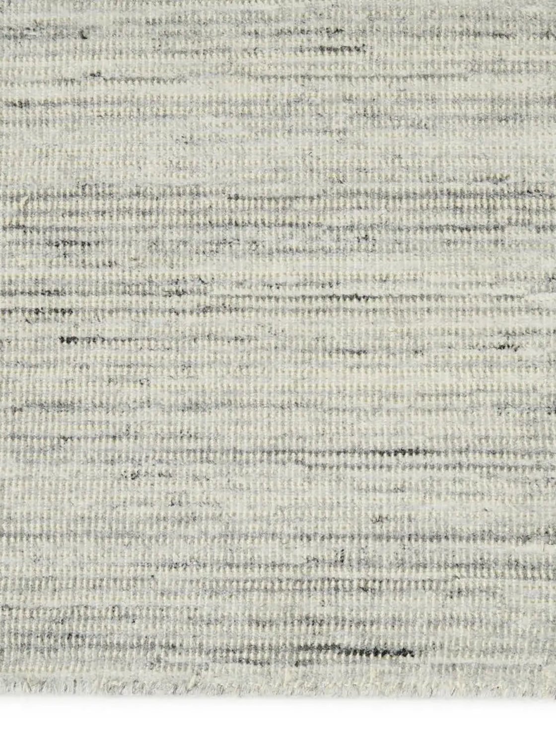 Échantillon de tapis d'intérieur/extérieur Lucerne à motif ivoire chiné et gris anthracite