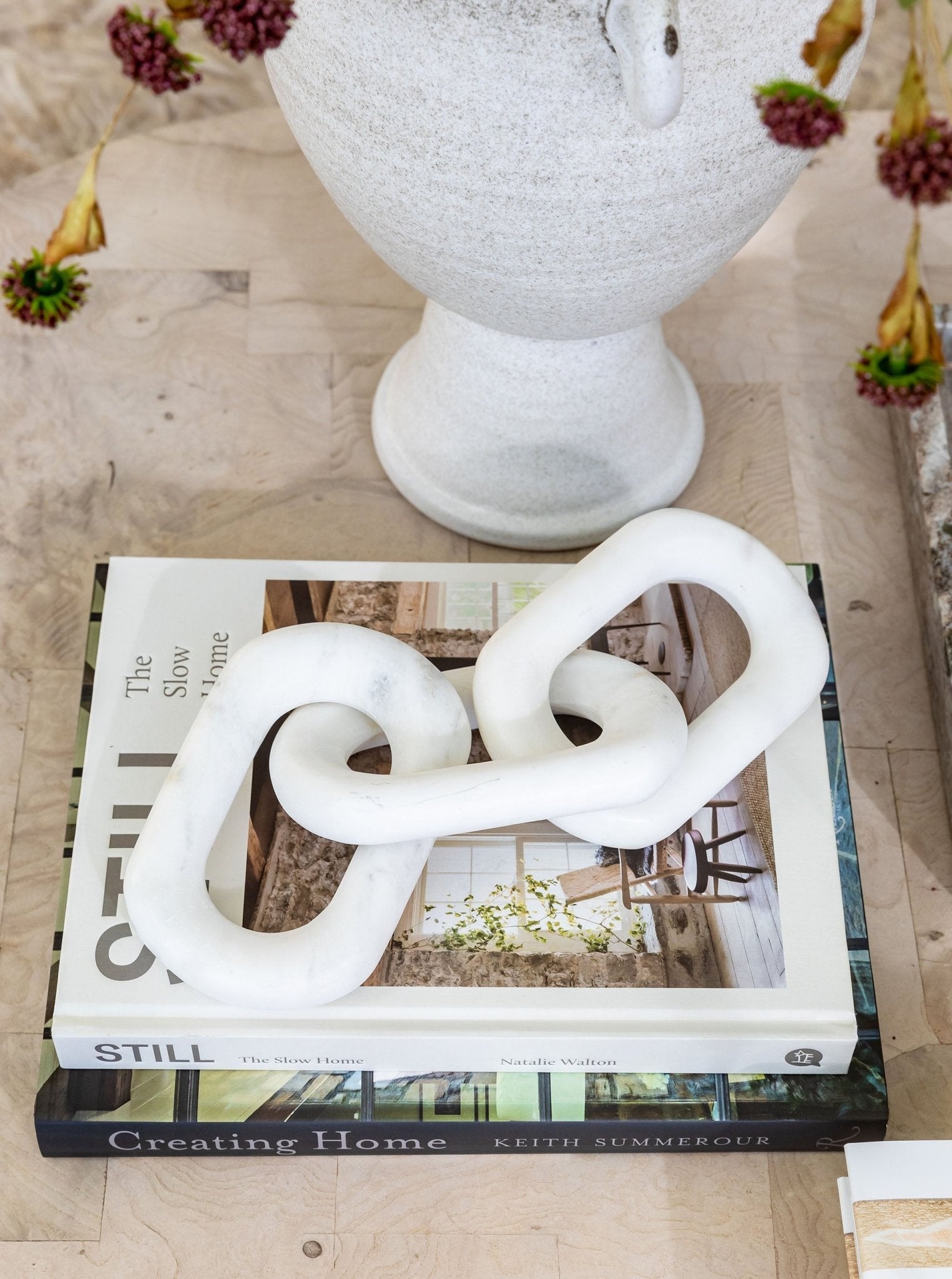 Accent de chaîne en marbre