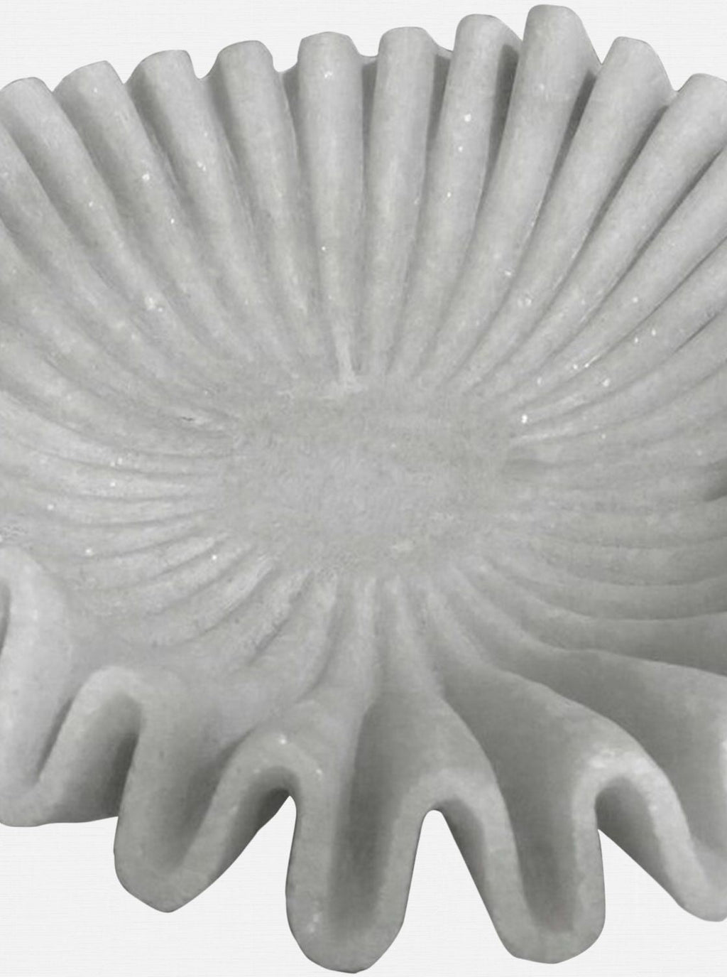 Bol à coquille Saint-Jacques en marbre