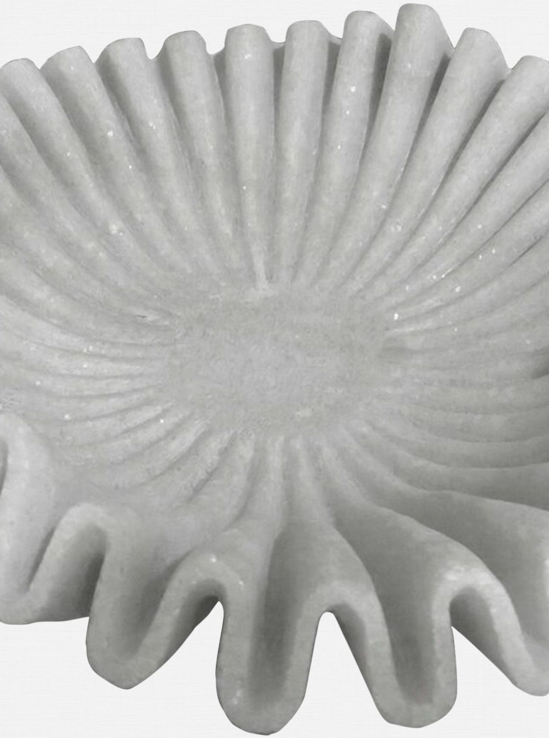 Bol à coquille Saint-Jacques en marbre