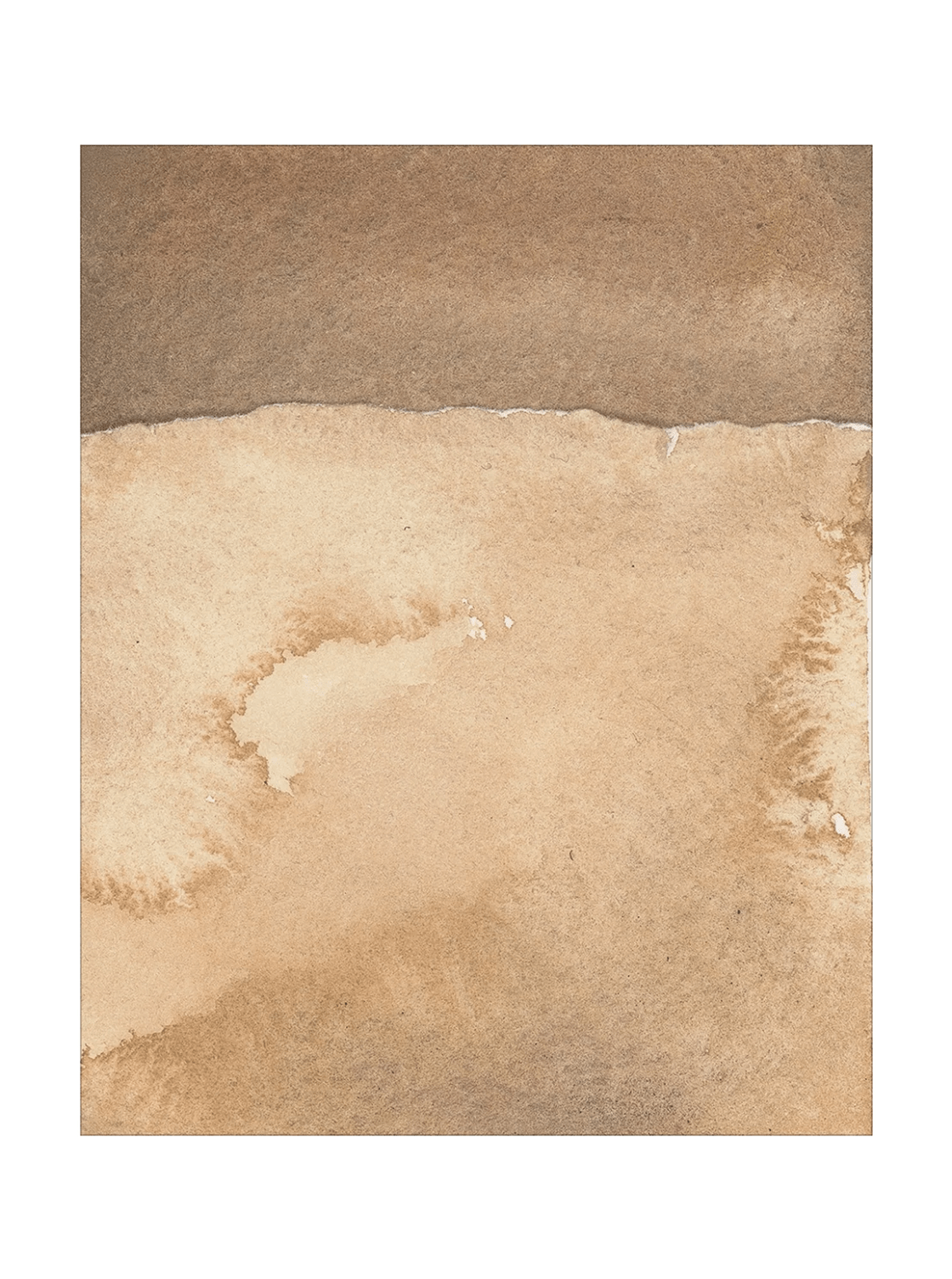 Mars Abstract Watercolor Art Print Featuring Fiery Reds Browns And Crackling Textures