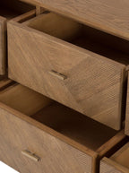 Commode Micah à six tiroirs