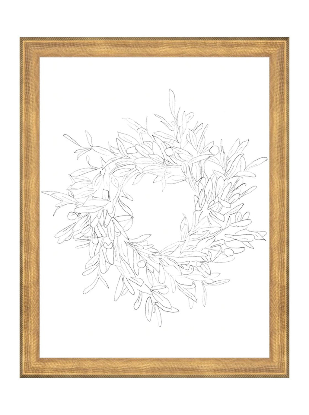 Croquis de couronne d'olivier