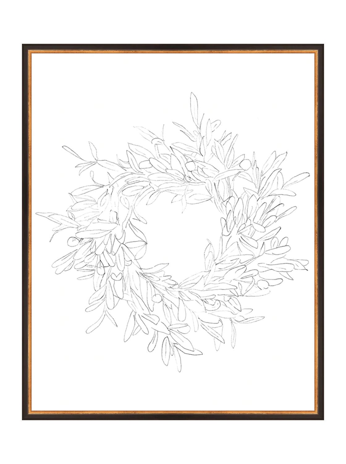 Croquis de couronne d'olivier