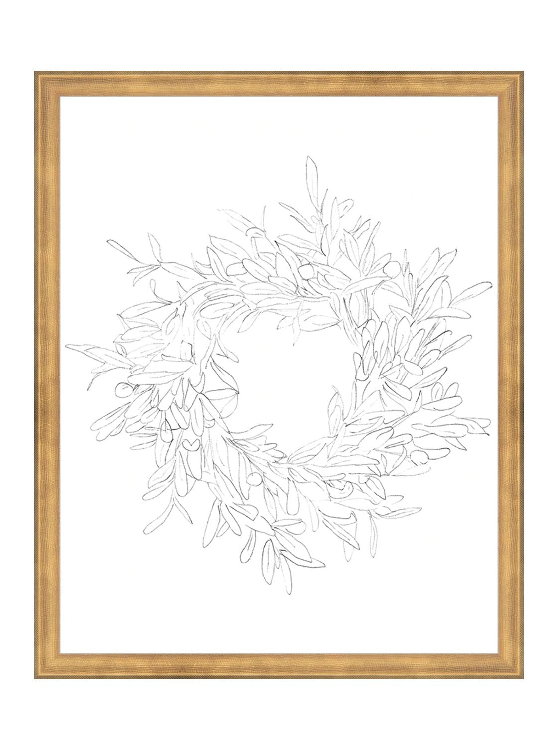 Croquis de couronne d'olivier