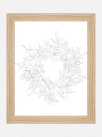 Croquis de couronne d'olivier