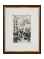 Paris Charcoal Sketch Art Print Giclee on Moab Rag