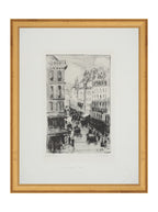 Paris Charcoal Sketch Art Print Giclee on Moab Rag
