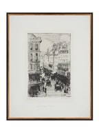 Paris Charcoal Sketch Art Print Giclee on Moab Rag