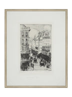 Paris Charcoal Sketch Art Print Giclee on Moab Rag
