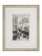 Paris Charcoal Sketch Art Print Giclee on Moab Rag