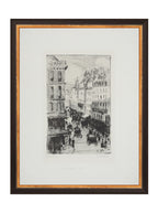 Paris Charcoal Sketch Art Print Giclee on Moab Rag