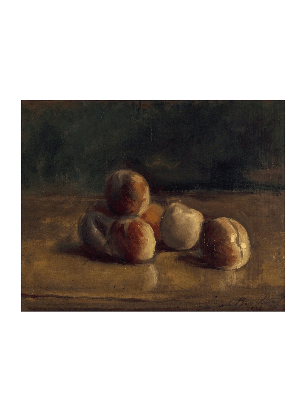 Nature morte aux pêches